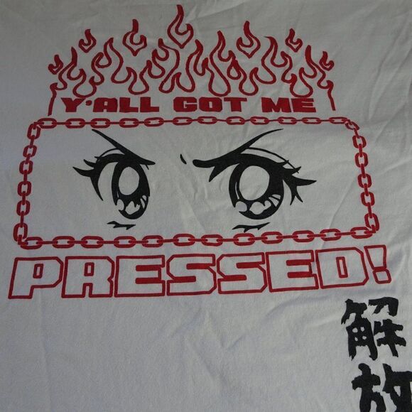 Vitriol Y'all Got Me Pressed Shirt Size L - Picture 6 of 9